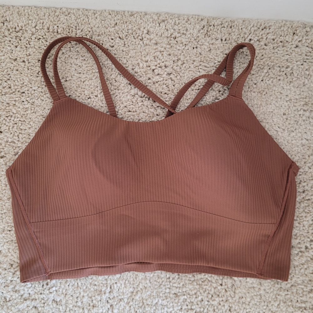 Lululemon Like A Cloud ribbed long line bra